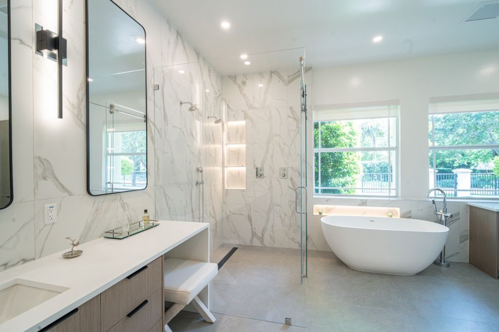 Marble Slab Bathroom