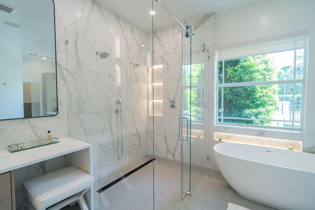 Marble Slab Bathroom