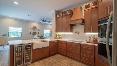 Warm Cherry Kitchen