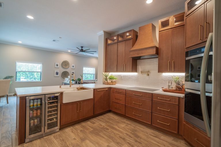 Warm Cherry Kitchen