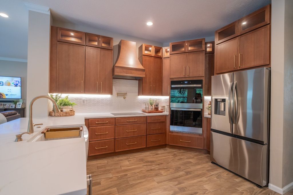 Warm Cherry Kitchen