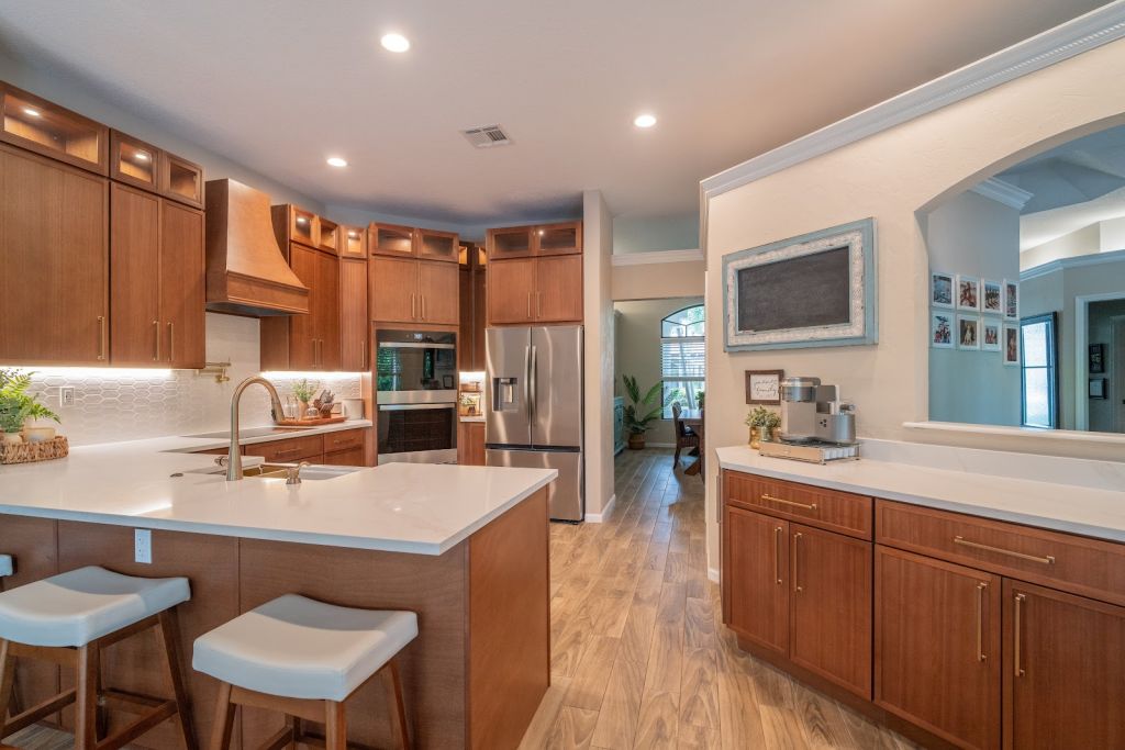 Warm Cherry Kitchen