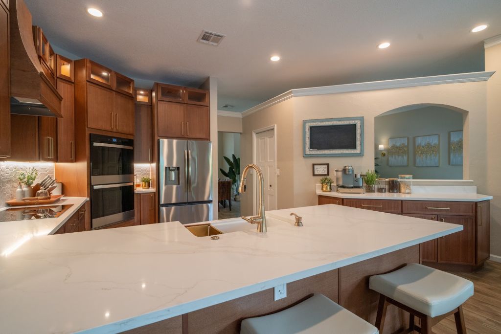 Warm Cherry Kitchen