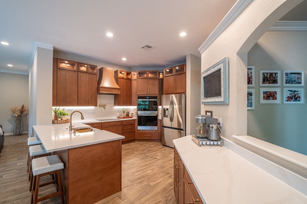 Warm Cherry Kitchen