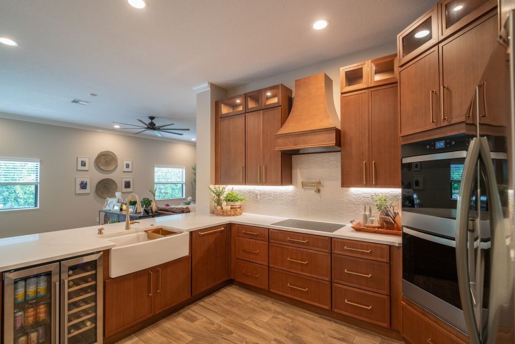 Warm Cherry Kitchen