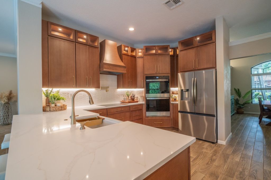 Warm Cherry Kitchen