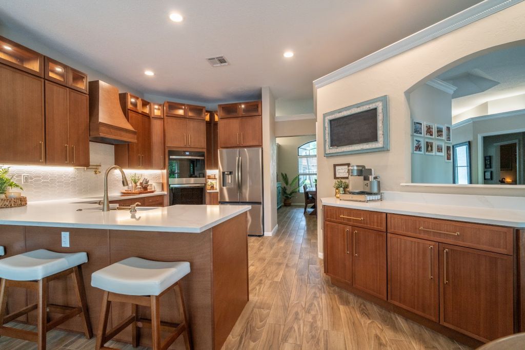Warm Cherry Kitchen