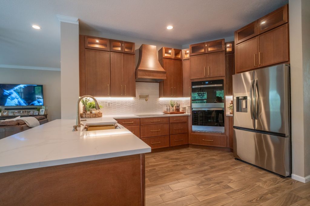 Warm Cherry Kitchen