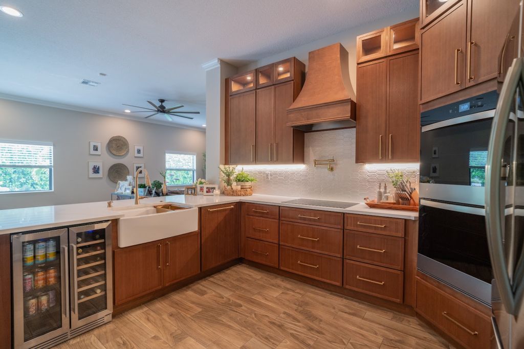 Warm Cherry Kitchen
