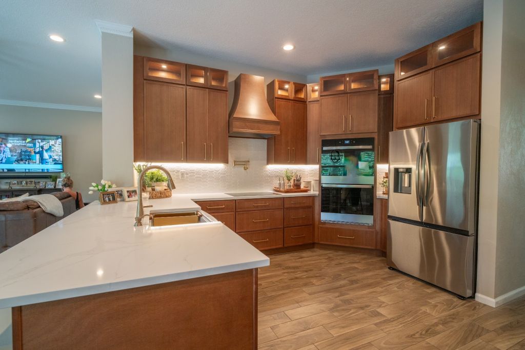 Warm Cherry Kitchen