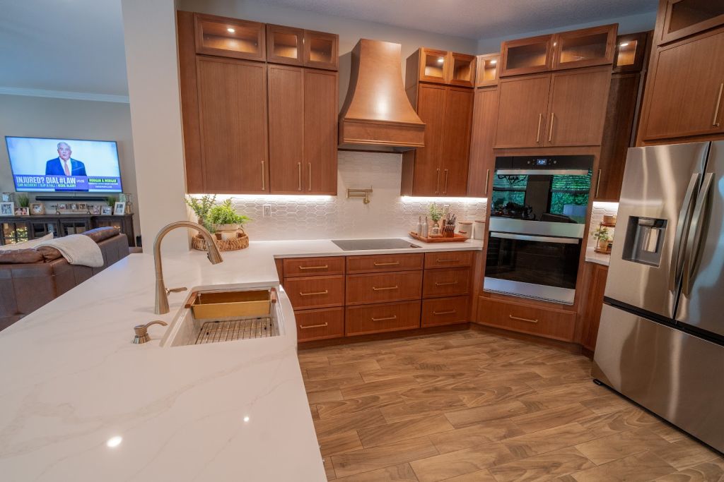 Warm Cherry Kitchen