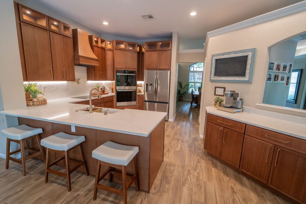 Warm Cherry Kitchen