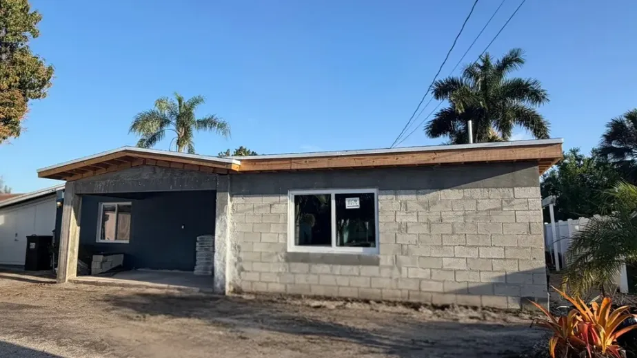 Fort Lauderdale Side-Yard Room Addition - 360 sqft | In progress
