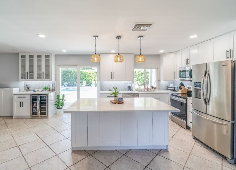Chevron Backsplash Kitchen