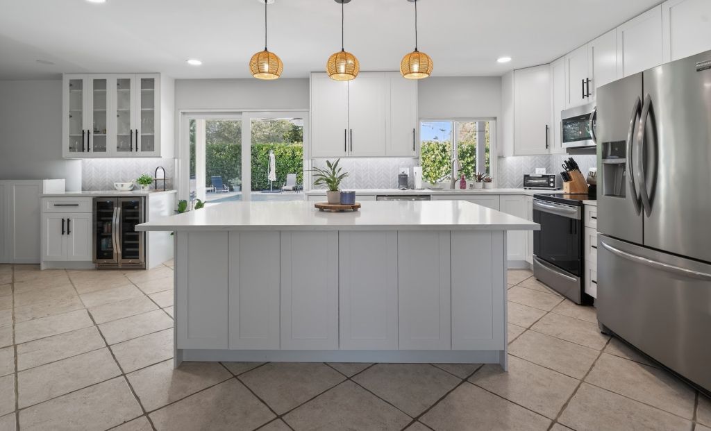 Chevron Backsplash Kitchen