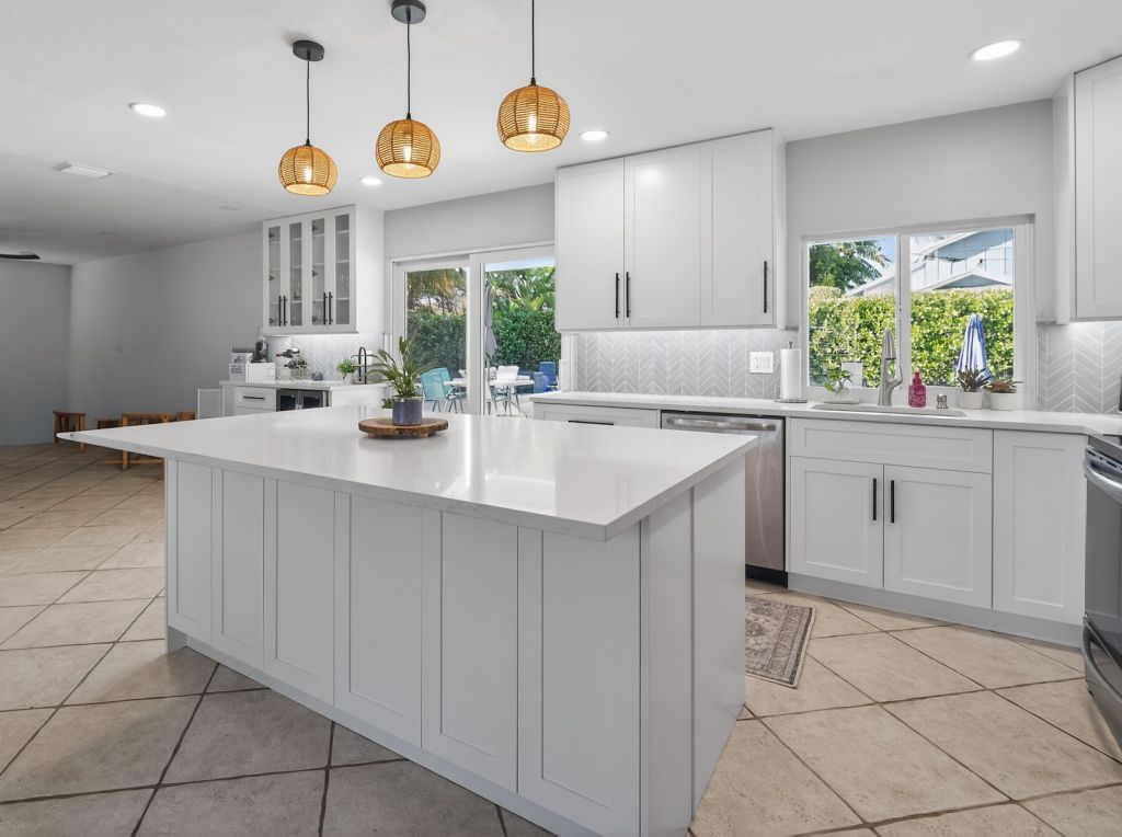 Chevron Backsplash Kitchen