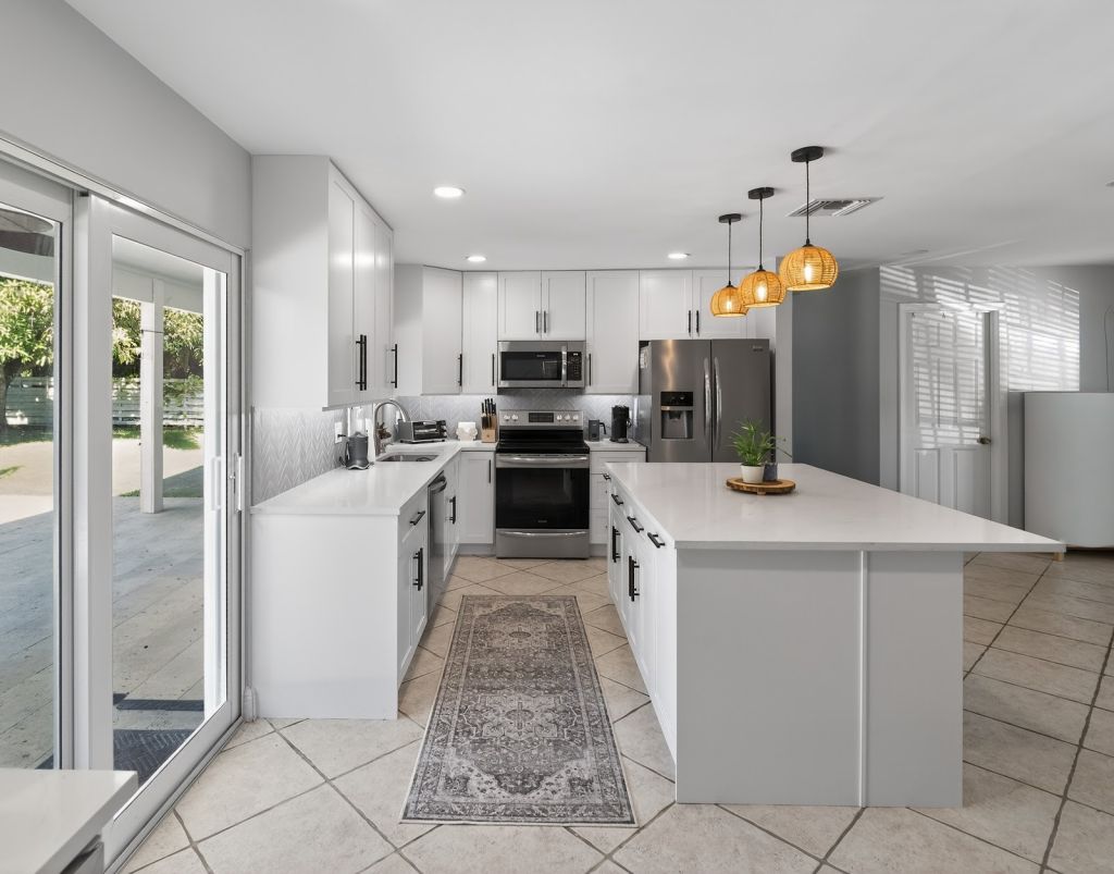 Chevron Backsplash Kitchen