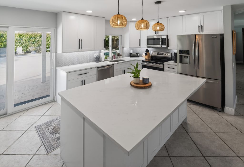 Chevron Backsplash Kitchen
