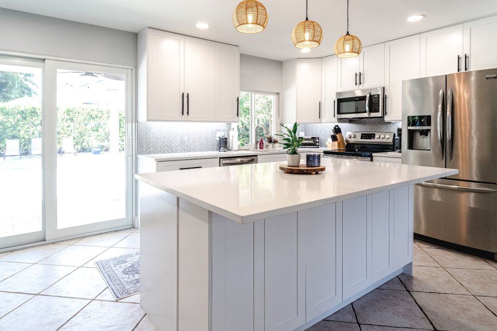 Chevron Backsplash Kitchen