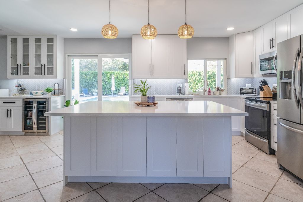 Chevron Backsplash Kitchen