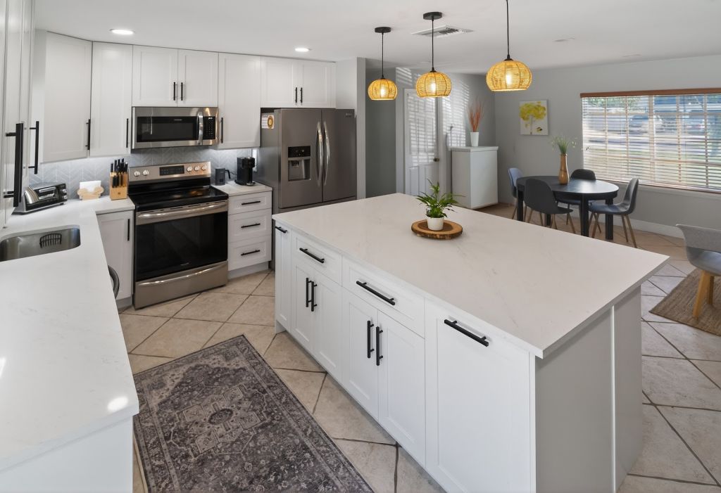 Chevron Backsplash Kitchen
