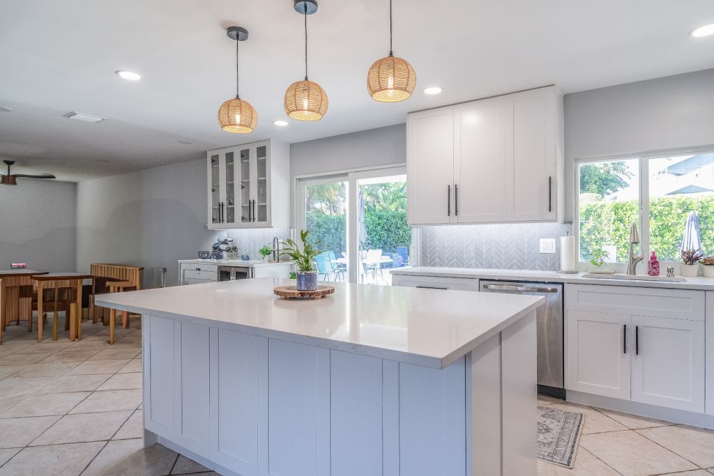 Chevron Backsplash Kitchen