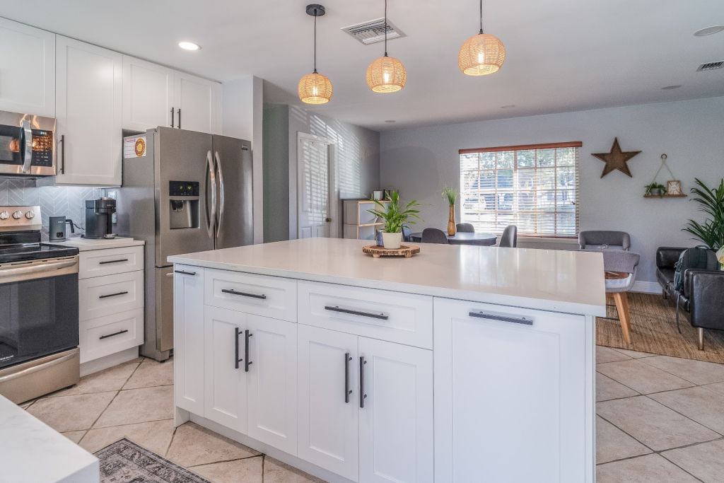 Chevron Backsplash Kitchen