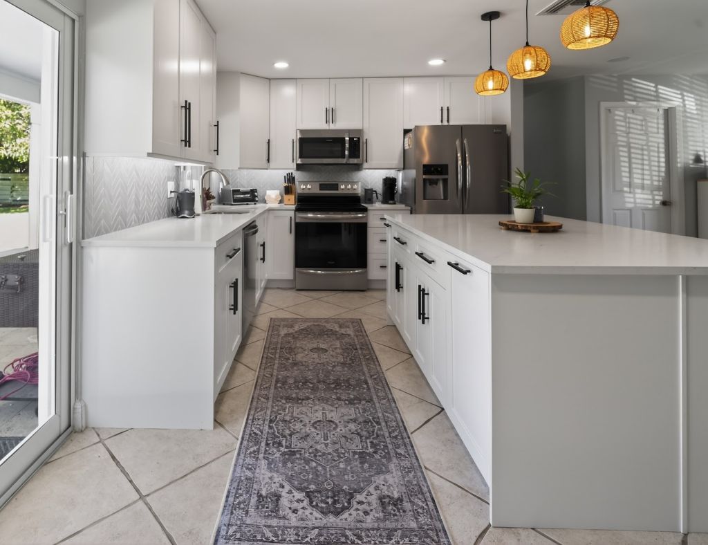 Chevron Backsplash Kitchen